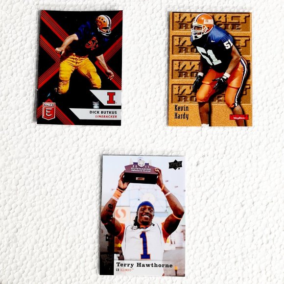 Illinois Fighting Illini 9 Card Lot - CFBL [4_1_1] - Picture 3 of 8